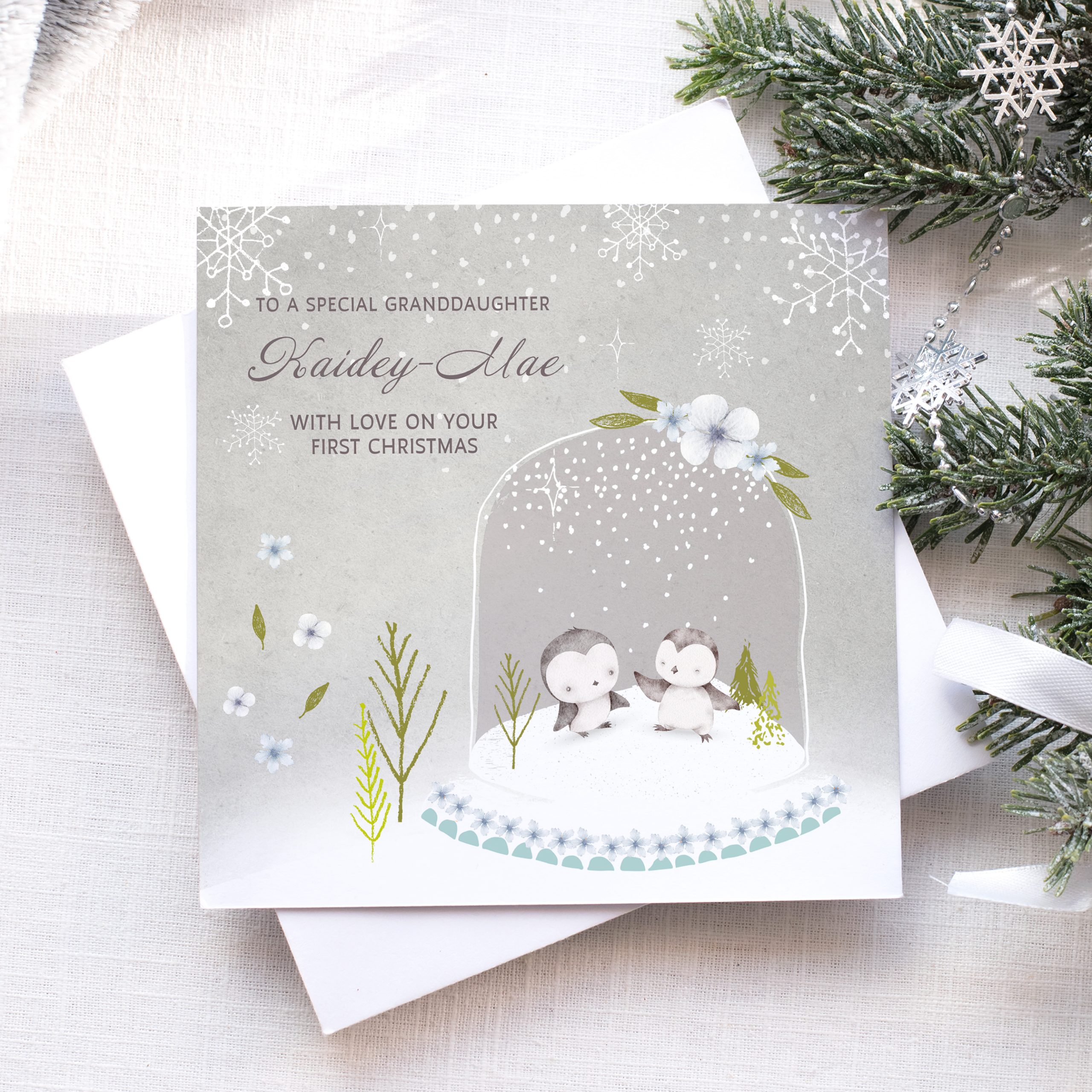 1st Christmas Penguin Card