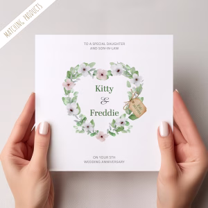 Personalised Wedding Anniversary Card