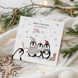 Christmas Penguin Card