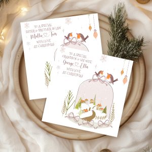 Personalised Snowglobe Christmas Card