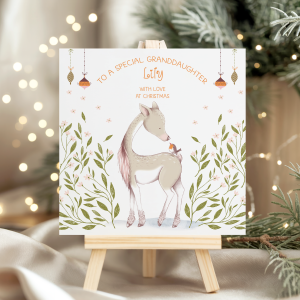Personalised Kids Christmas Card