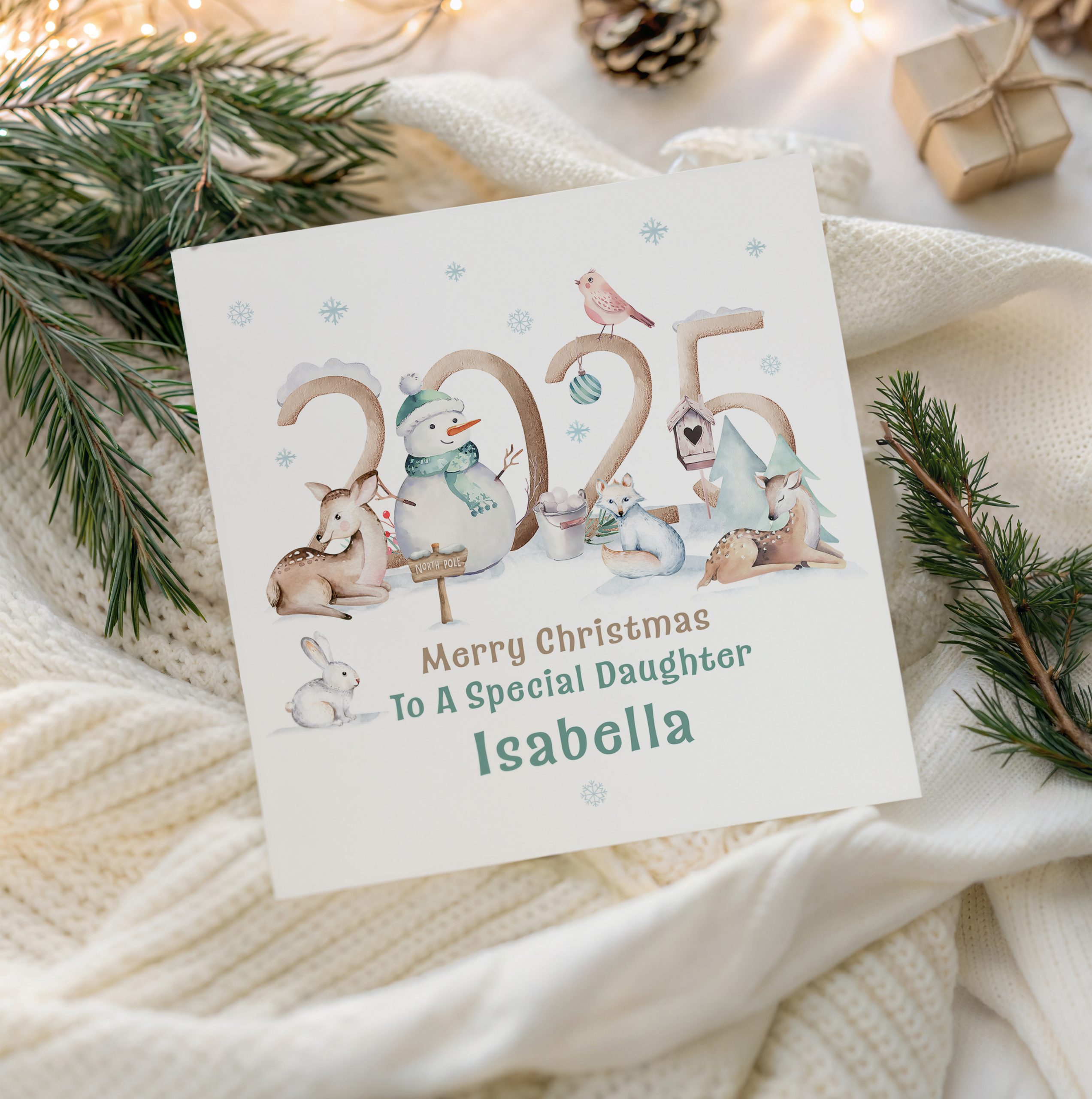 Kids Personalised Christmas Gift Wrapping Paper