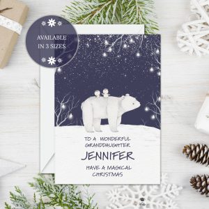 Christmas Polar Bear and Penguins