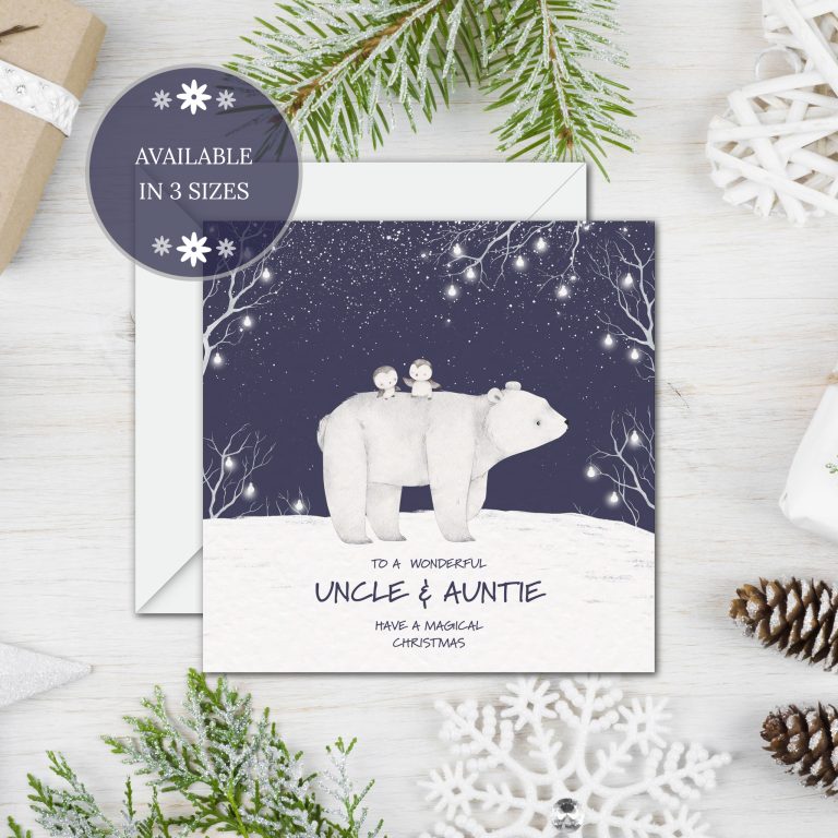 Handmade Christmas Card ‘Polar Bear’