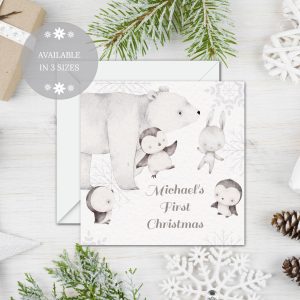 First Christmas Snow Animals