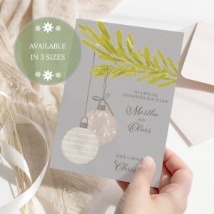 Minimalist Baubles