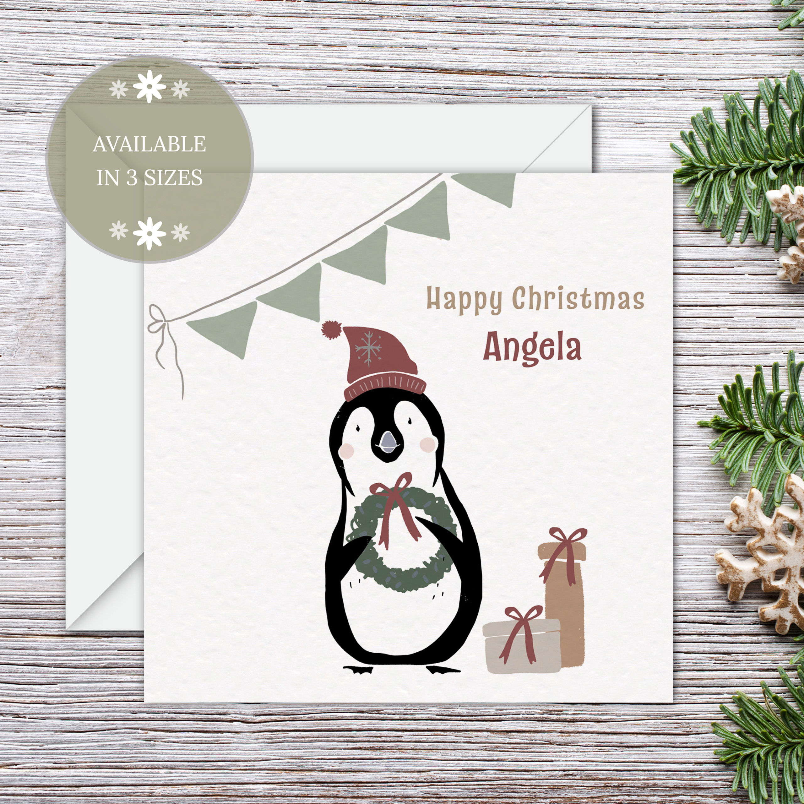 Penguin Wreath