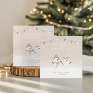 Personalised Couples Christmas Card