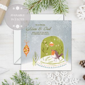 Snow Globe Robin 1