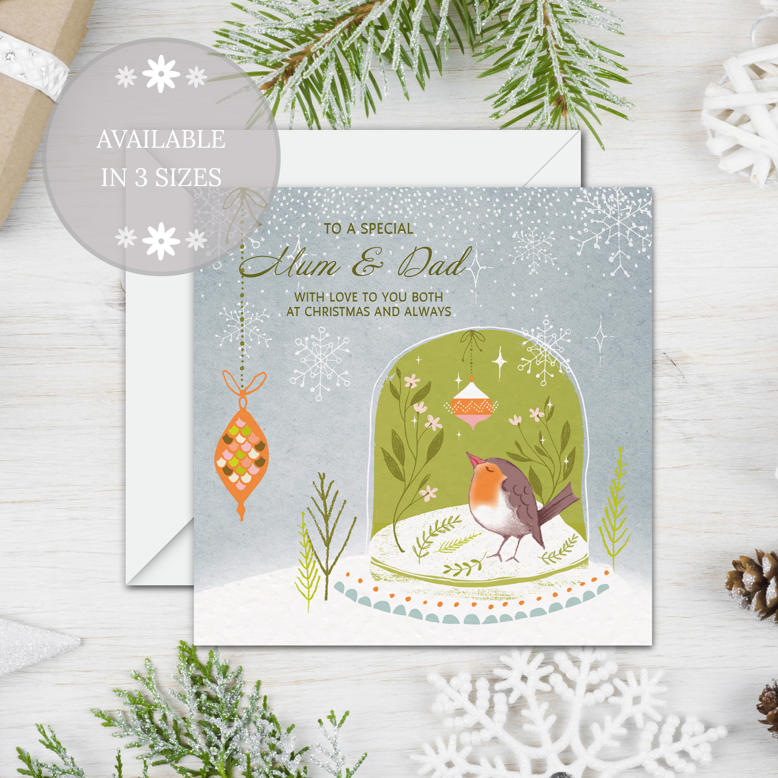 Snow Globe Robin 1