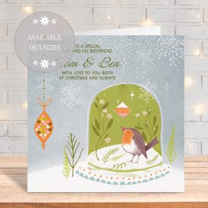 Snow Globe Robin 12