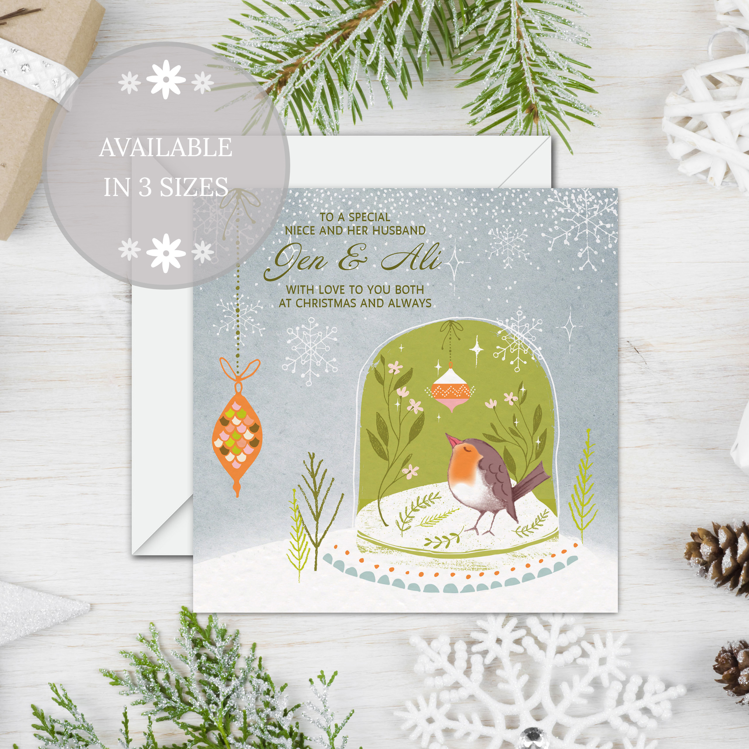 Snow Globe Robin 3