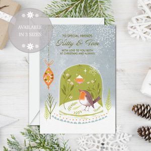 Snow Globe Robin 6