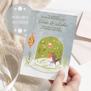 Snow Globe Robin 7