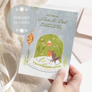 Snow Globe Robin 8