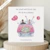 Personalised Wedding Car Card