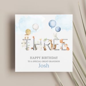 Woodland Birthday THREE
