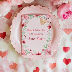 Floral Valentine's Card