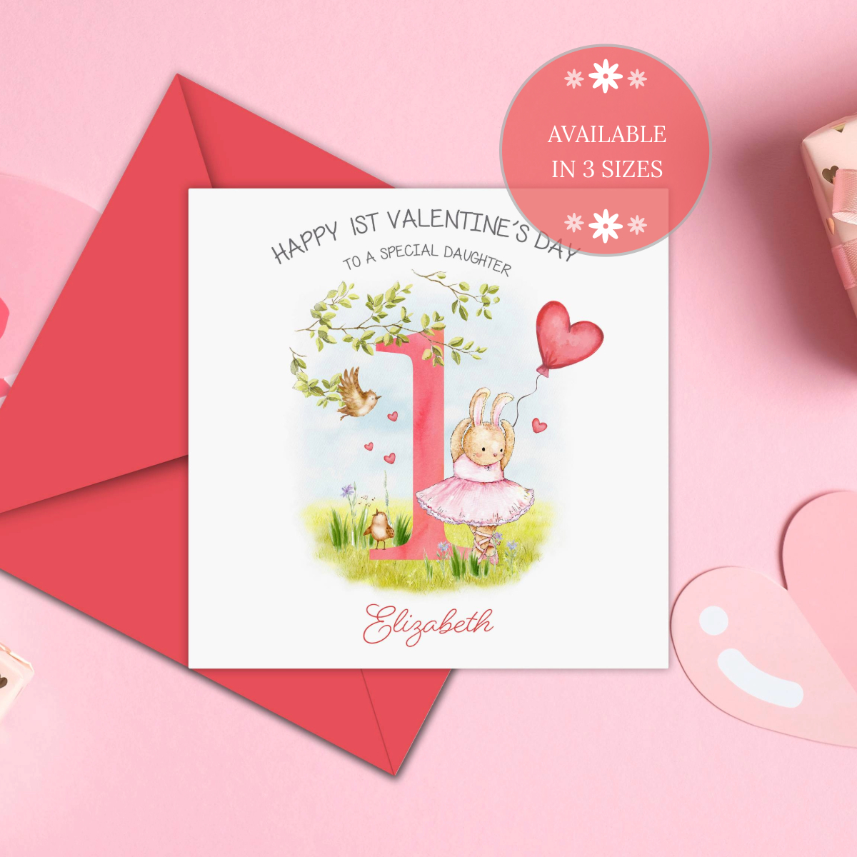 1st Valentine’s Card Ballerina2