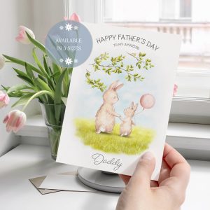 Rabbits Father’s A5 Card4