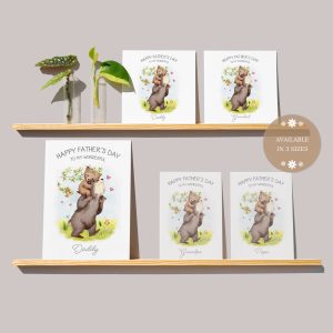 Father’s Day Daddy and Baby Bear Card web 4