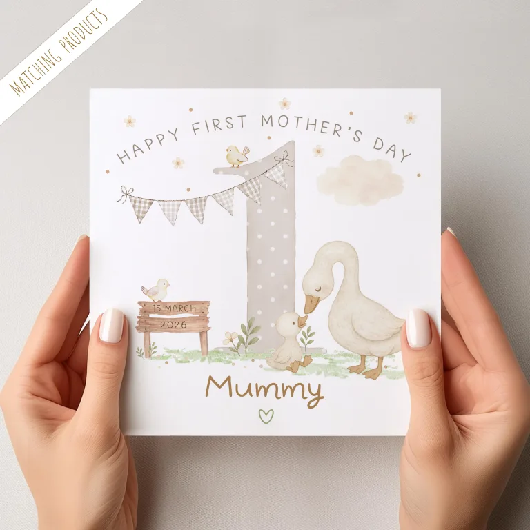 Personalised 1st Mother’s Day Card