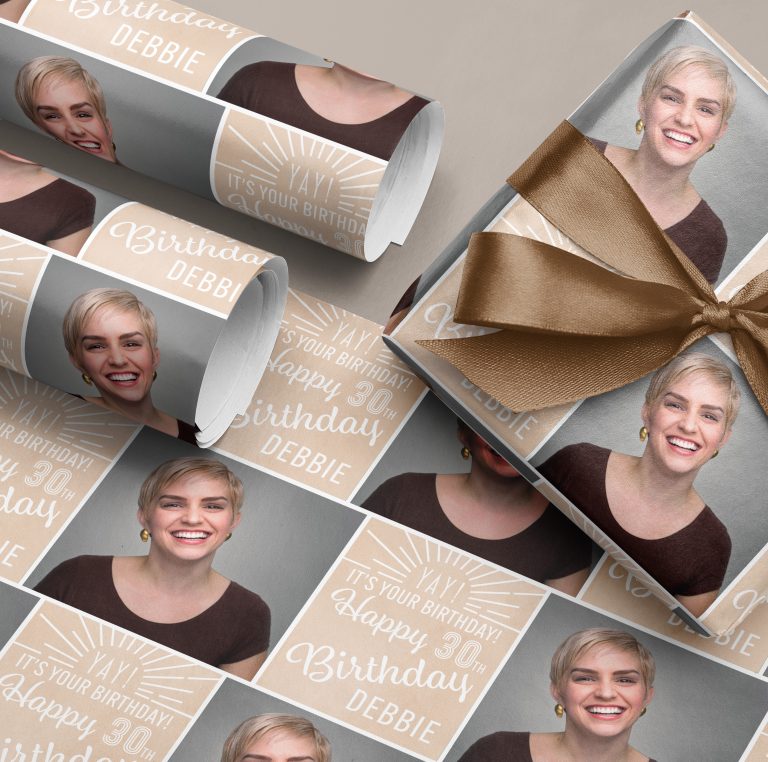 Personalised Birthday Photo and Gift Wrapping Paper