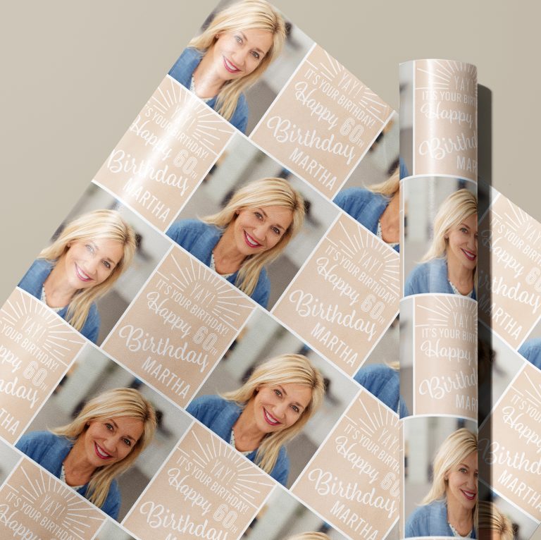 Personalised Birthday Photo and Gift Wrapping Paper