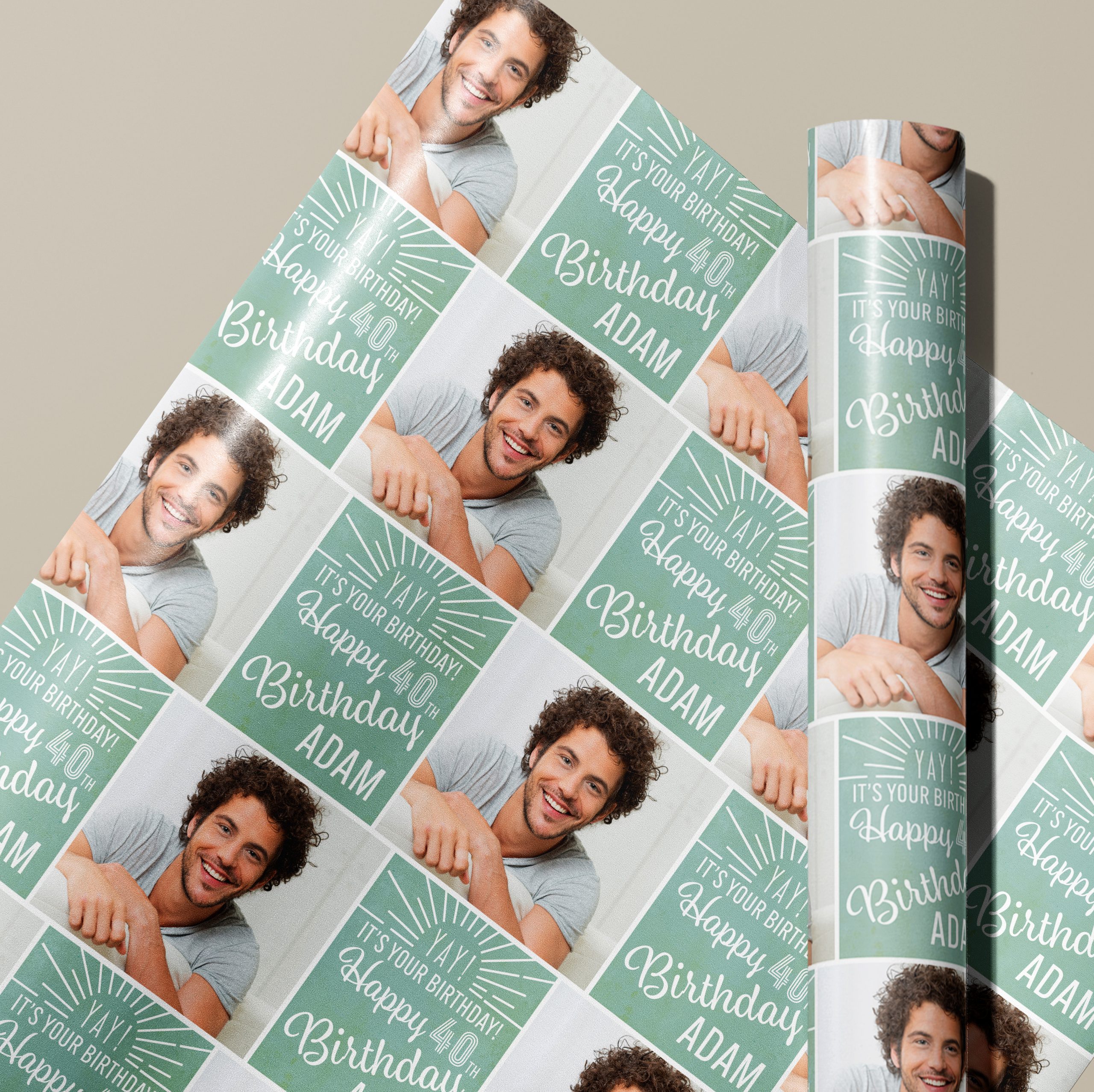Personalised Photo Wrapping Paper