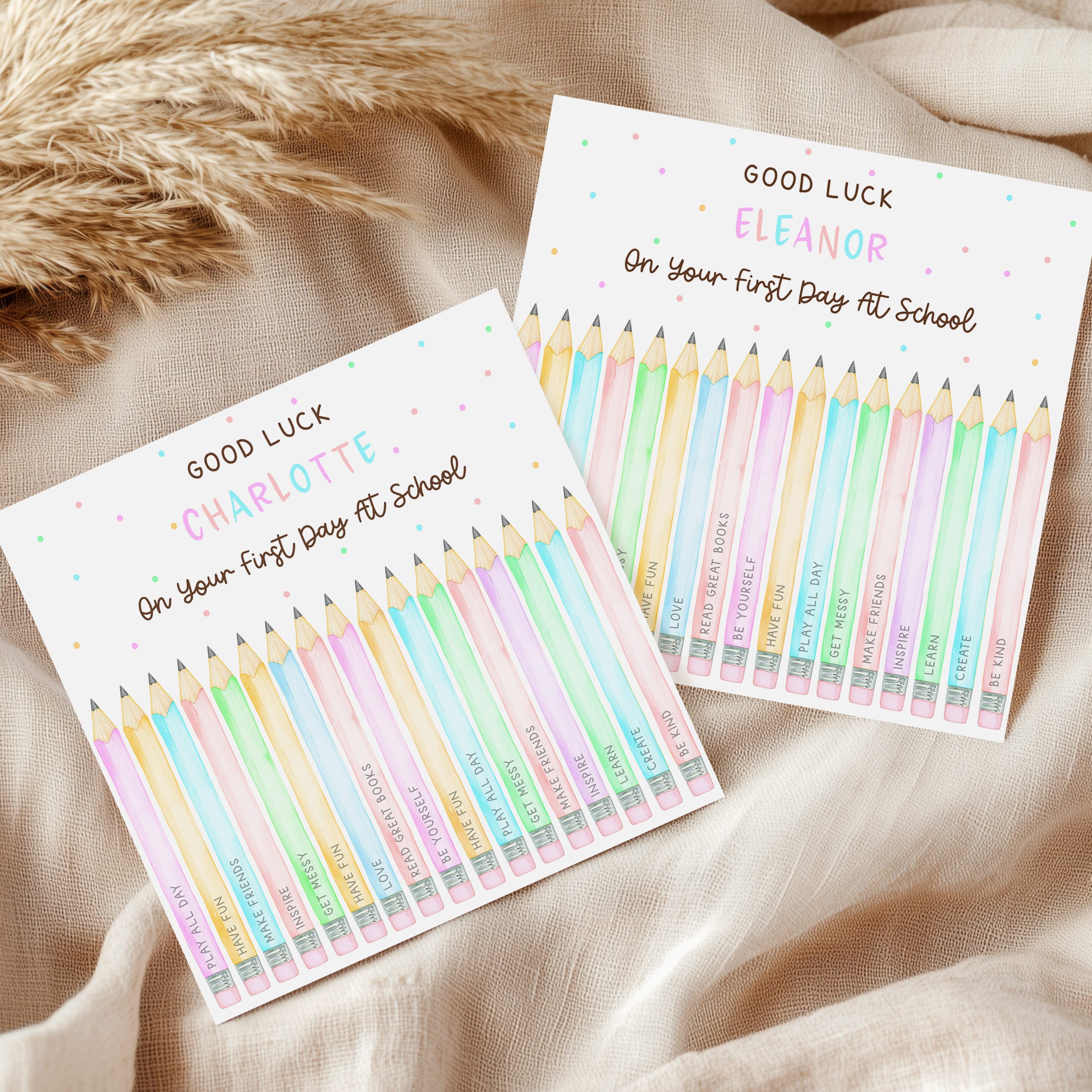 Good Luck Back To School Card