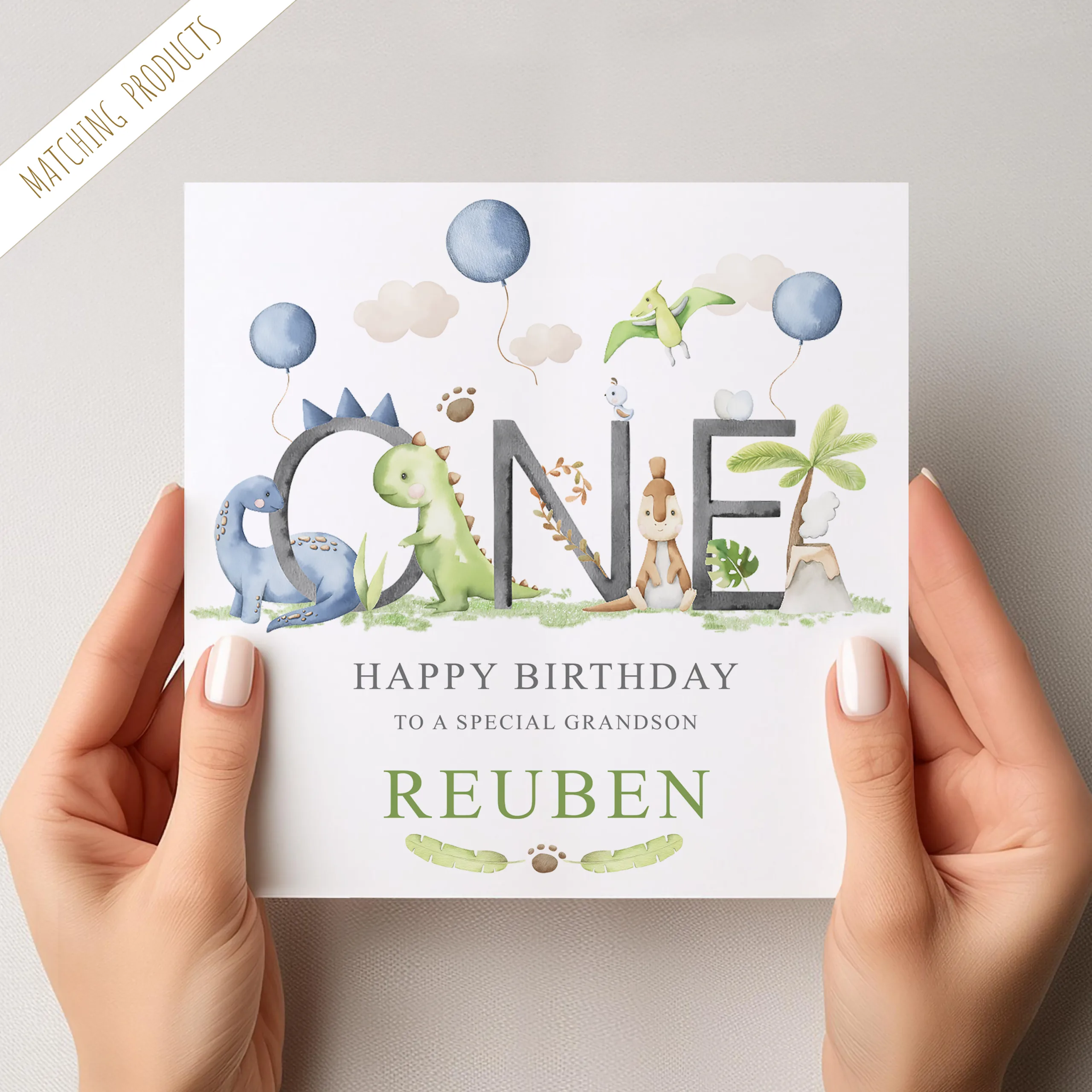 Dinosaur Birthday Card
