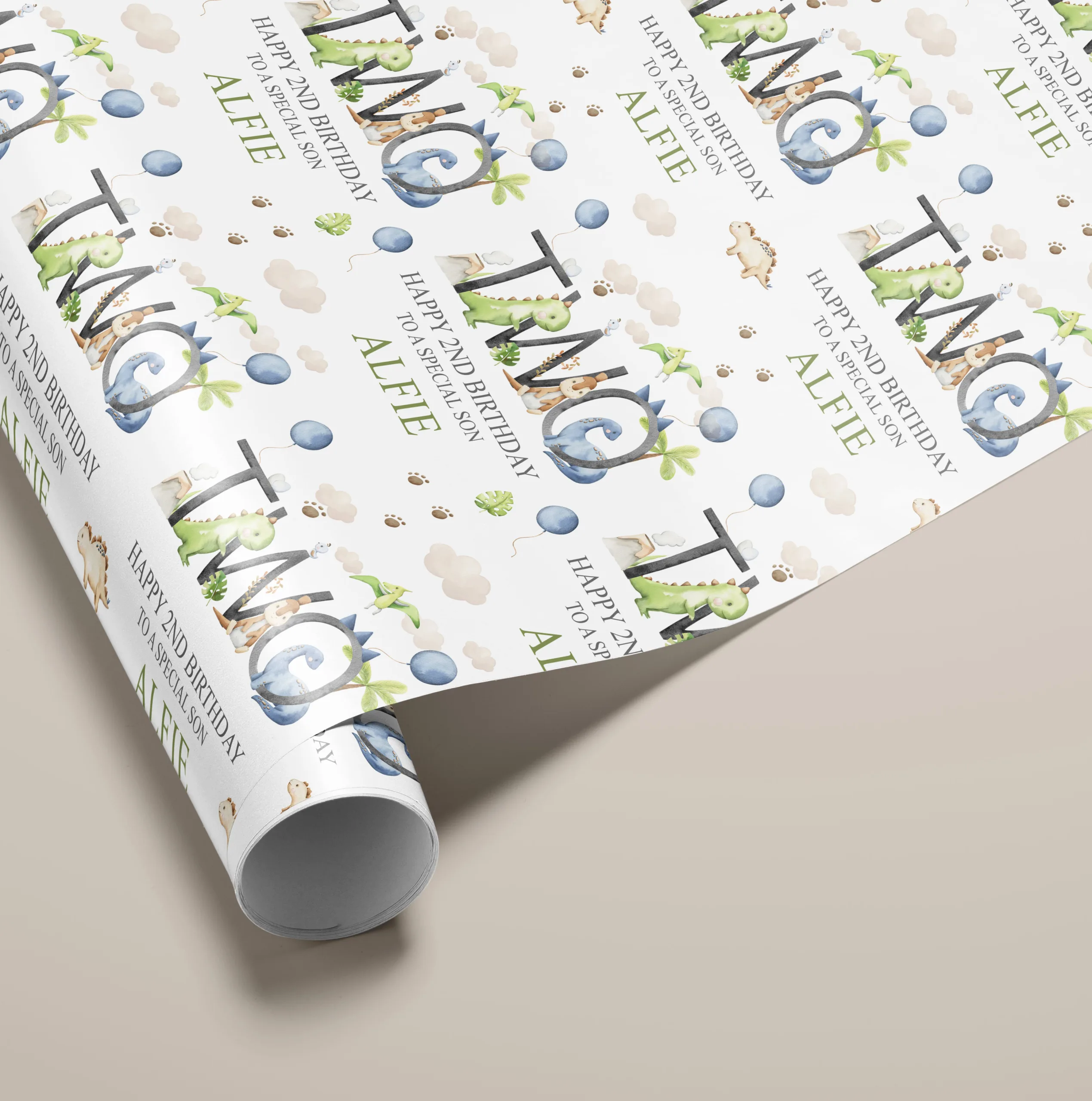 Dinosaur Wrapping Paper