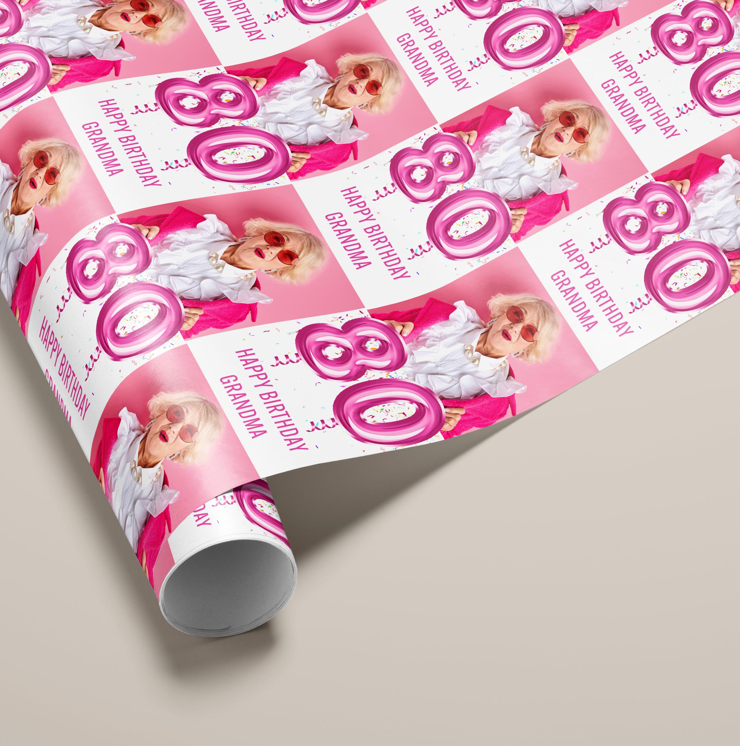 Personalised Photo Birthday Gift Wrapping Paper