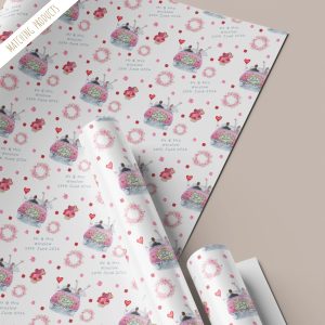 Wedding Car Wrapping Paper