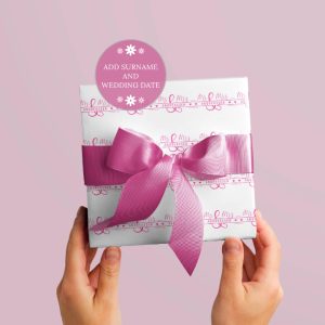 Wedding Gift Wrap Surname