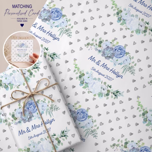 Personalised Wedding Gift Wrapping Paper