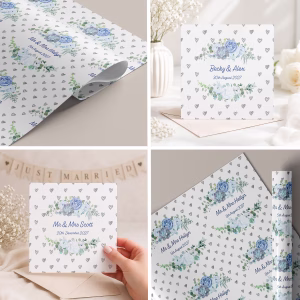 Personalised wedding card