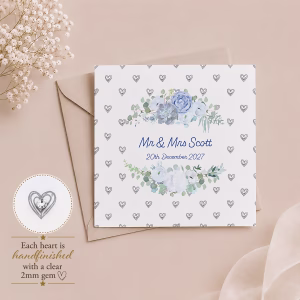 Personalised wedding card
