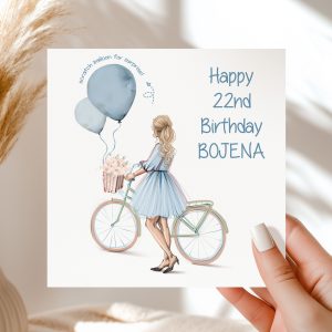 Birthday Scratch Bike Card