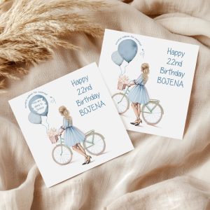 Birthday Scratch Bike Card