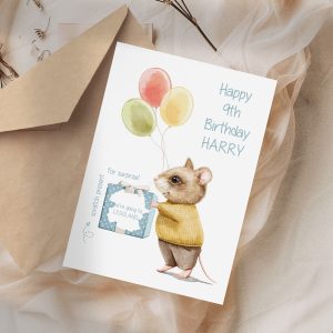 Birthday Scratch Card Mouse