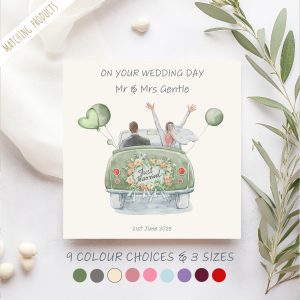 Personalised Wedding Card