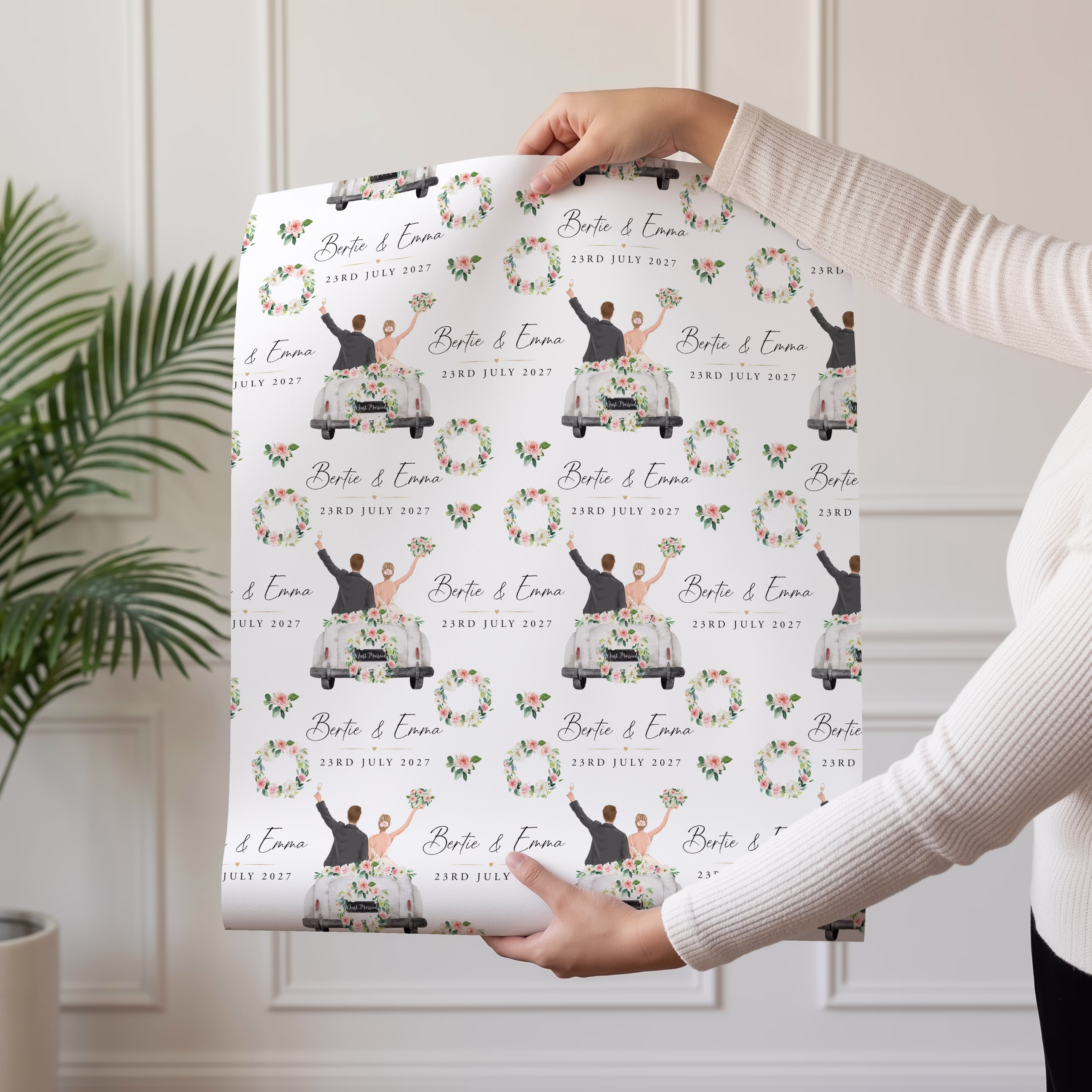 WED101 Wedding Gift Wrapping Paper
