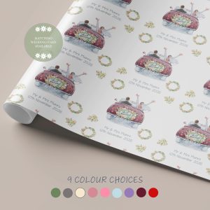 Wedding Card Gift Wrap Wine