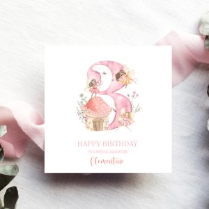 Garden Fairy Birthday Card