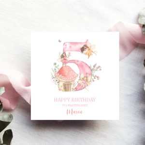 Personalised Garden Fairy Card