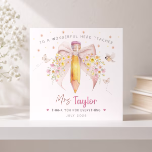 Thank You Teacher Card
