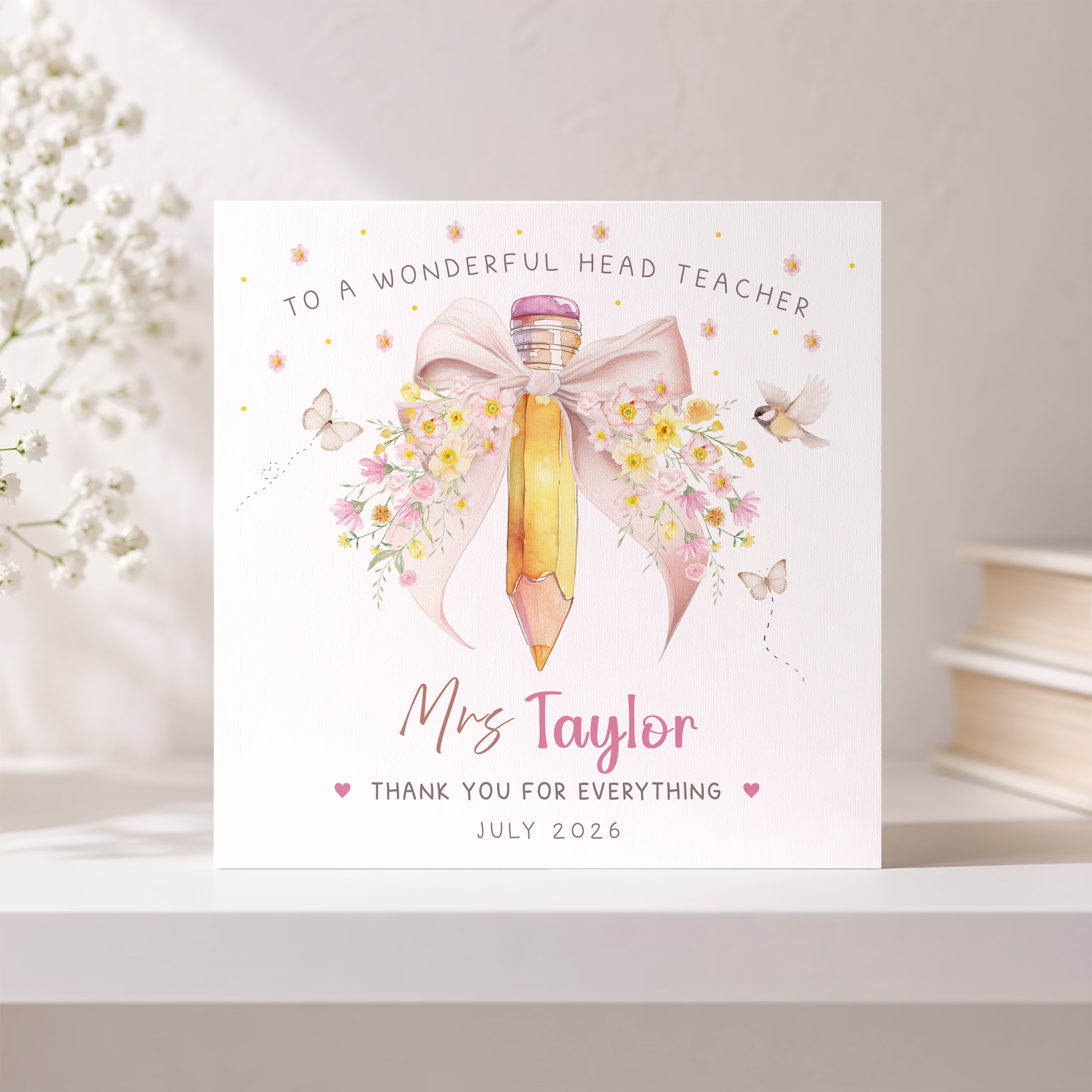 Thank You Teacher Card