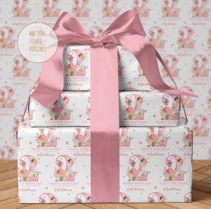 Personalised Birthday Fairy Wrapping Paper