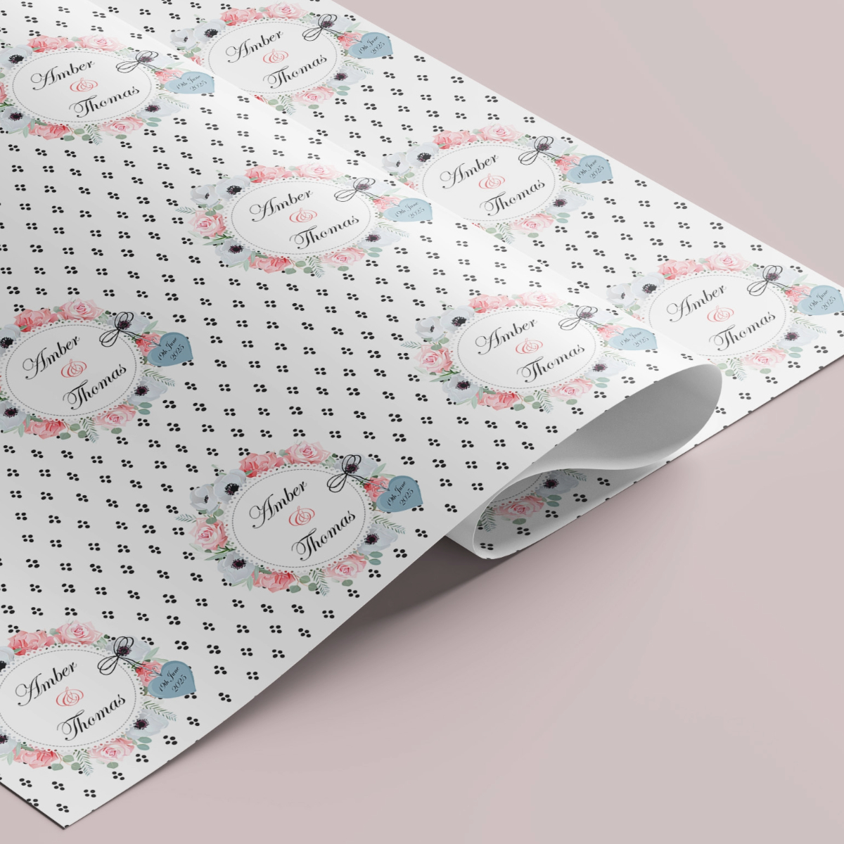 Personalised Wedding Gift Wrap